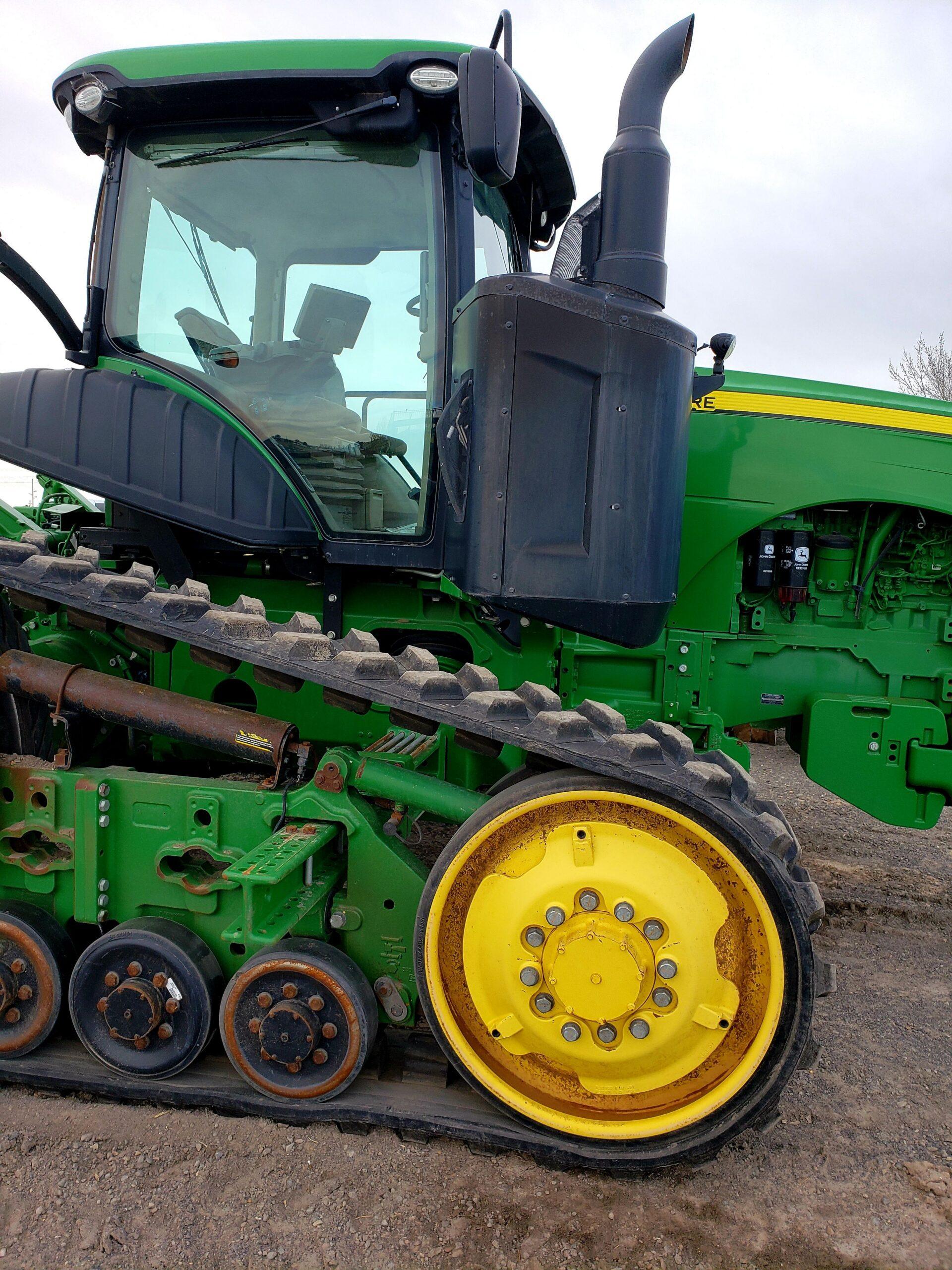 Track Tractor on heavy haul trailer